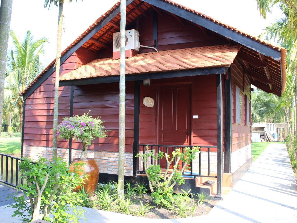 Family wooden house